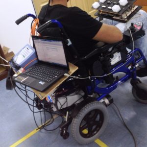 Brain operated wheelchair project developed by CRAE TECH in Action.