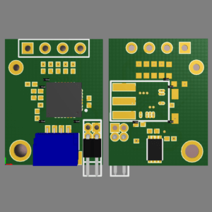 PCB Designed for Vision Aid For Color Blind Developed by CRAE TECH.